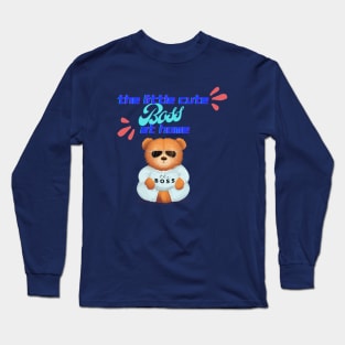 Baby Boss at Home - Cute Bear Long Sleeve T-Shirt